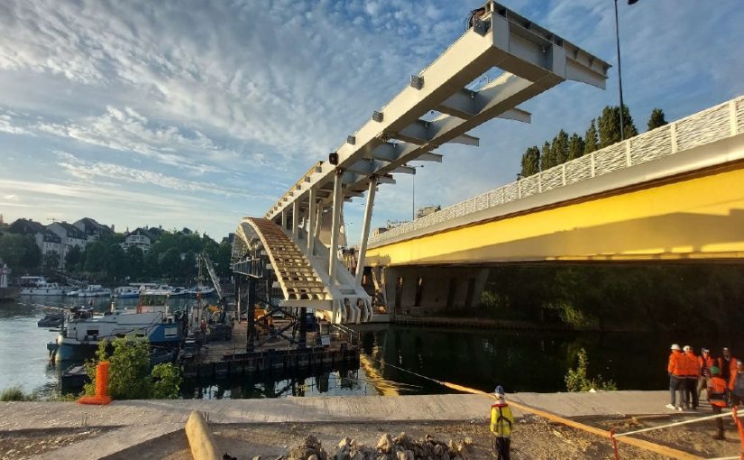 Passerelle sur la Marne et Estacade NOGENT SUR MARNE (94)